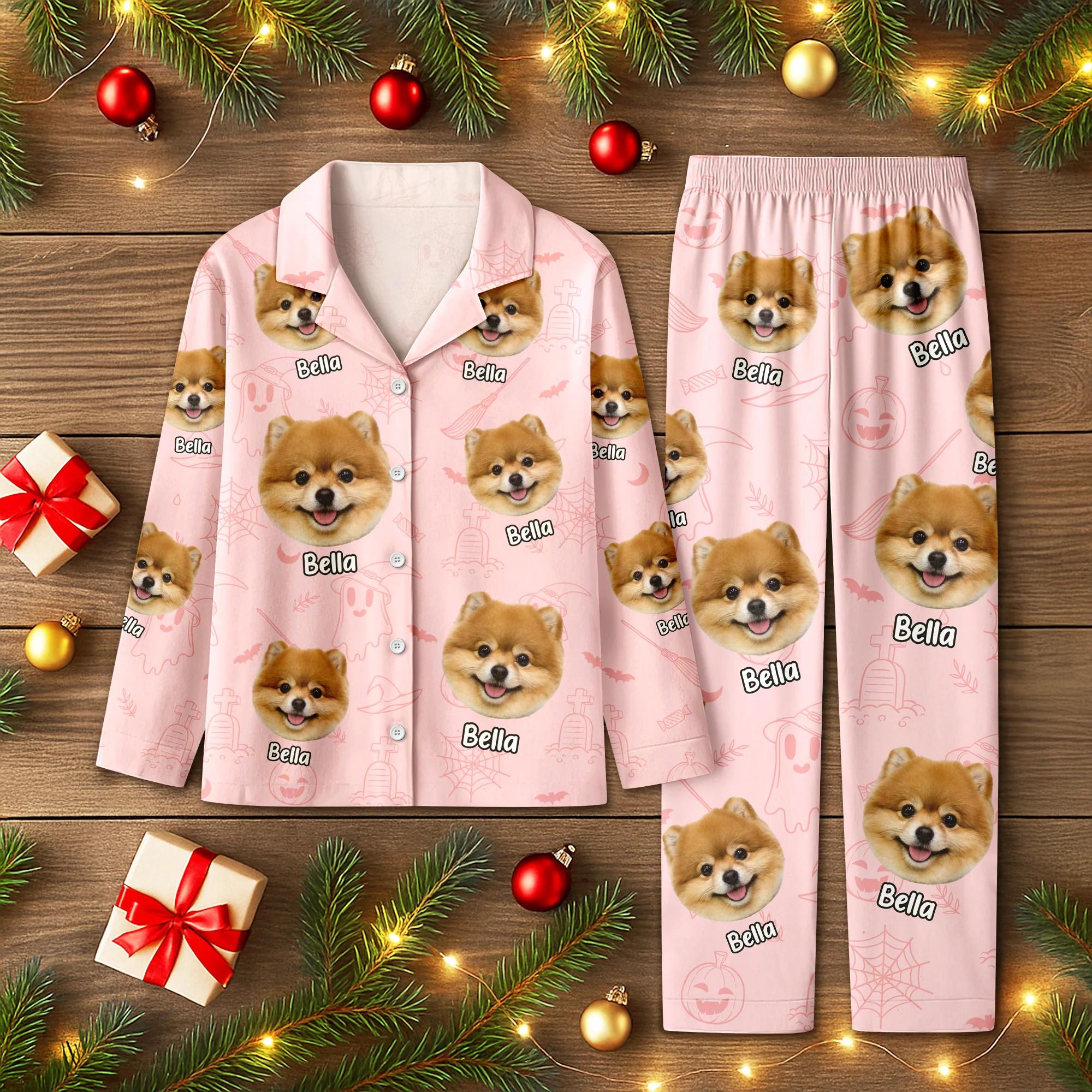 Custom Dog Photo Halloween Season Pajamas For Dog Lovers TH10 894975 - Image 7