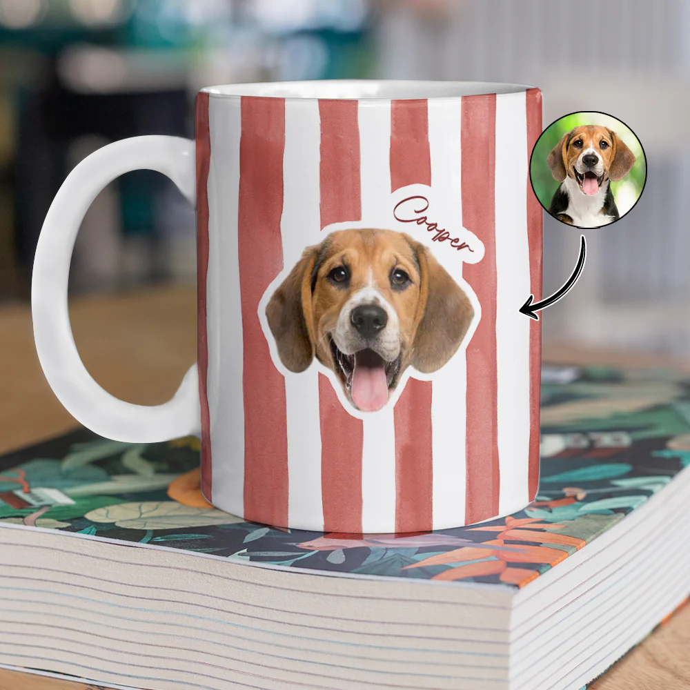 Custom Dog Photo Personalized Print Full Mug For Dog Lovers LM32 895493 - Image 5