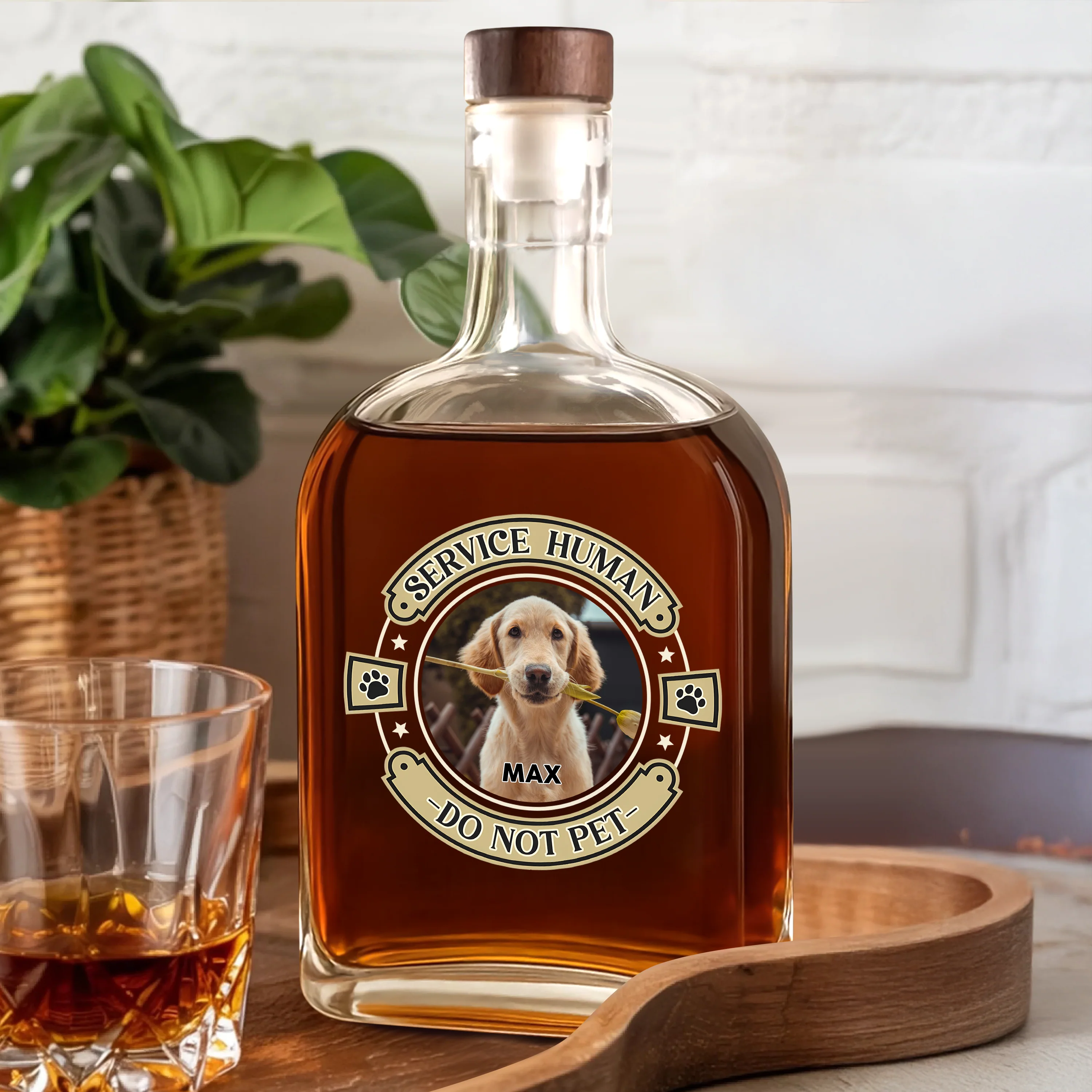 Custom Dog Photo Service Human Whiskey Bottle For Dog Lovers LM32 895029 - Image 6