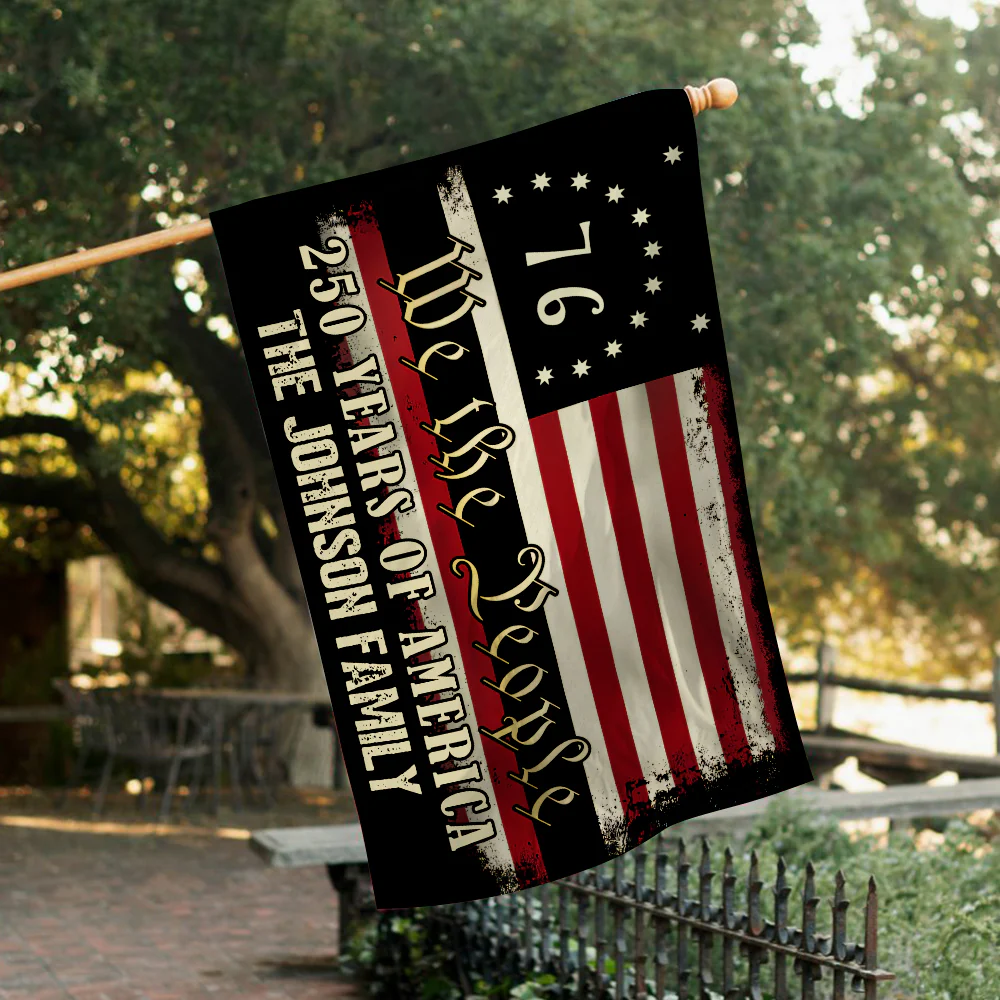 Custom Family Name We The People - 250 Years Of America Banner House Flag HO82 900970 - Image 5