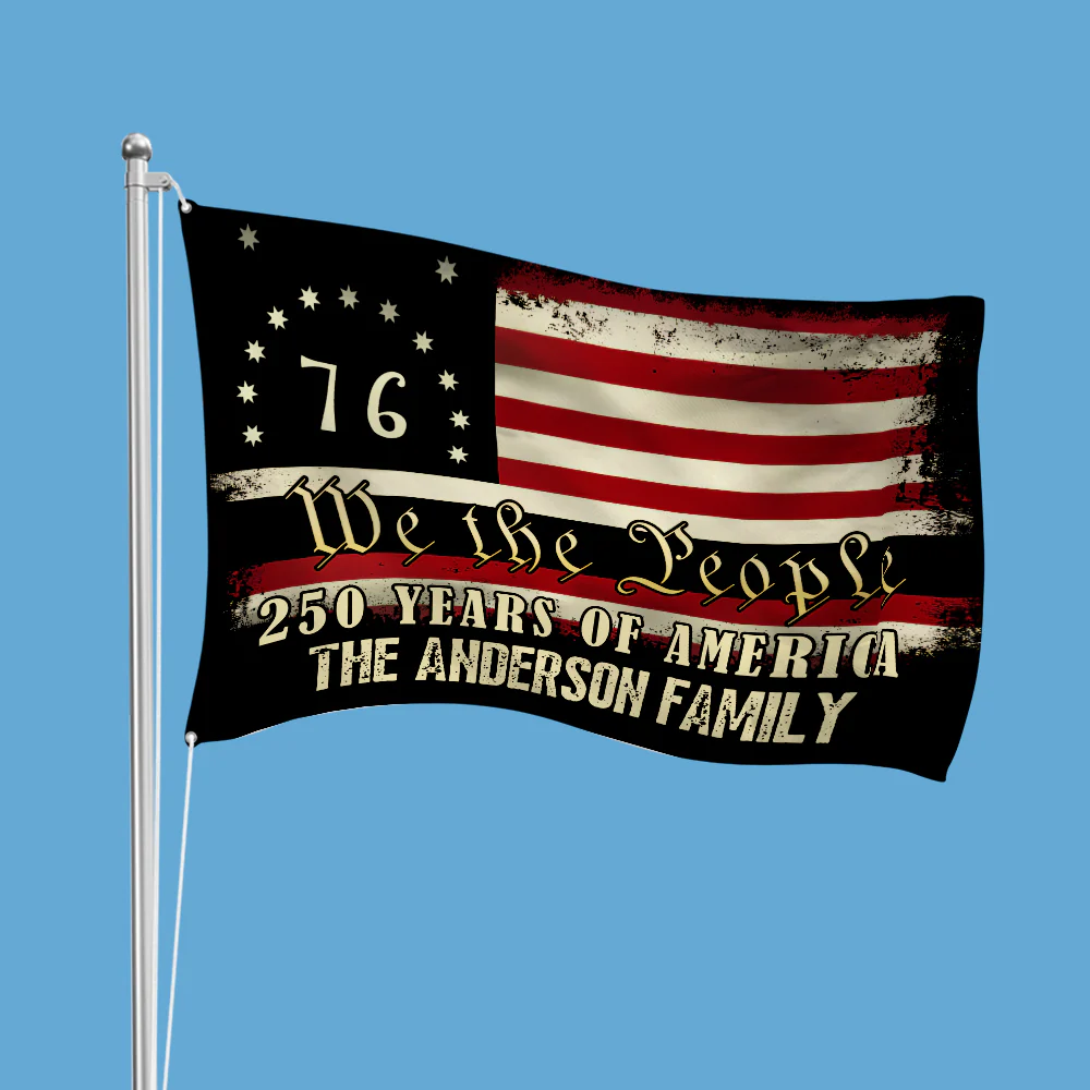 Custom Family Name We The People - 250 Years Of America Banner House Flag HO82 900970 - Image 7