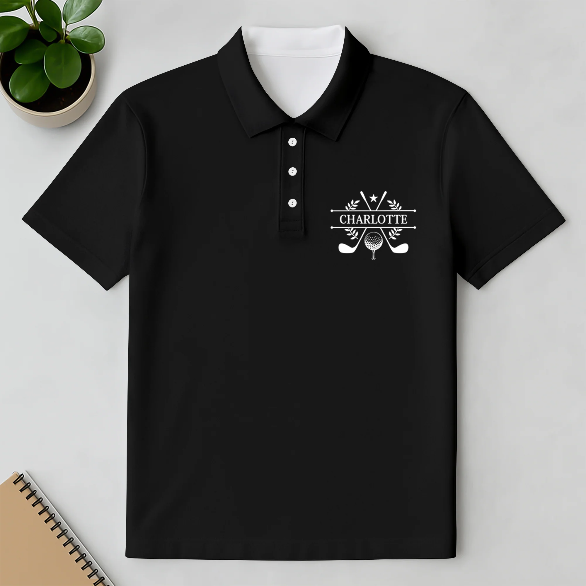 Custom Name Golf Polo Shirt Gift For Golf Lover HO82 900802 - Image 2