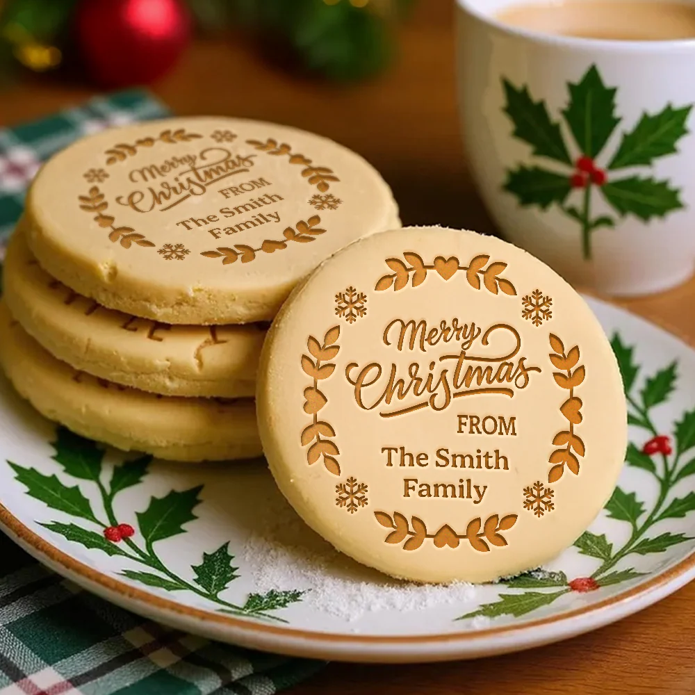 Custom Name Merry Christmas - Personalized Cookie Stamp Gift For Family CH07 899664 - Image 2