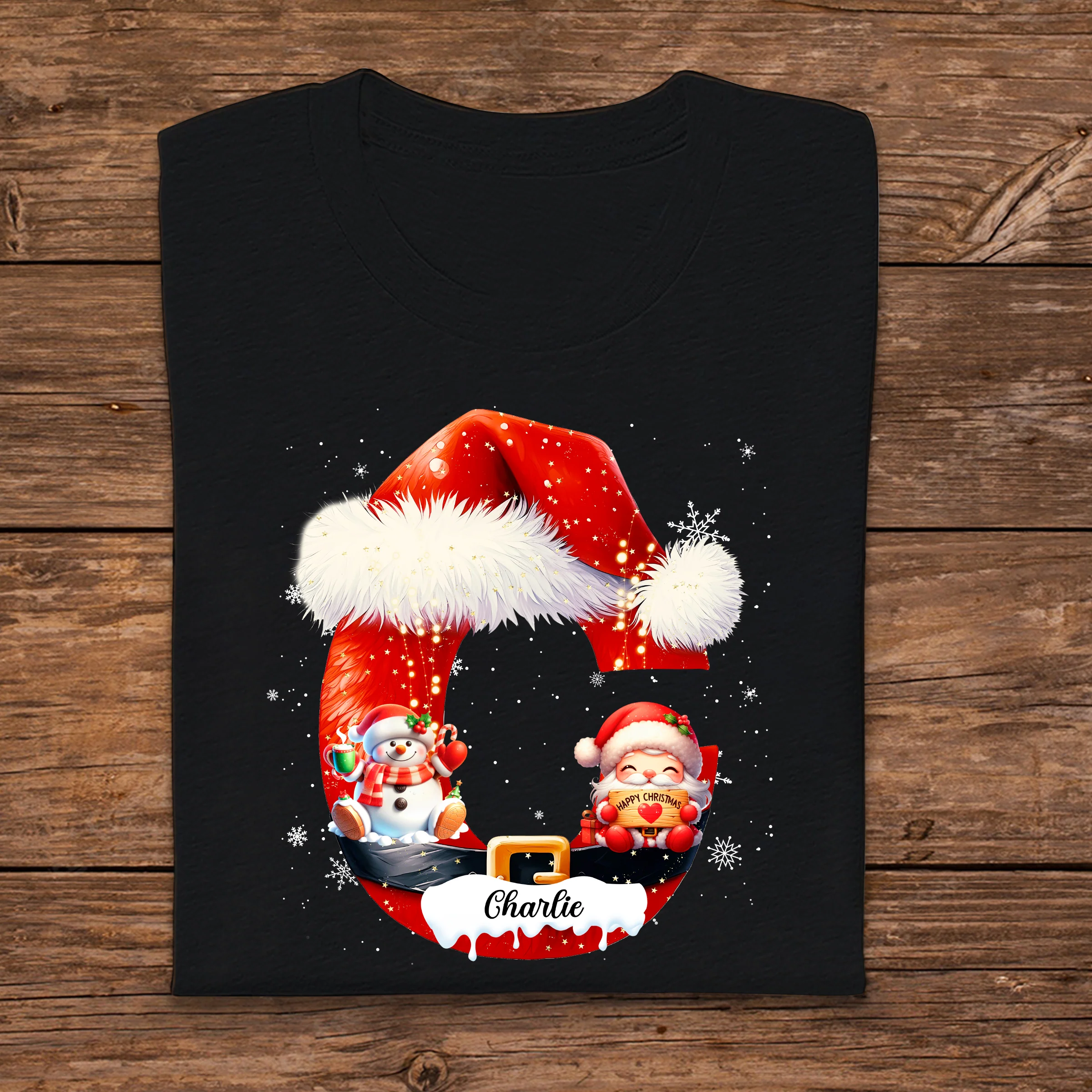 Custom Name With Santa Icon Christmas Family Matching Shirt CH07 896732 - Image 5