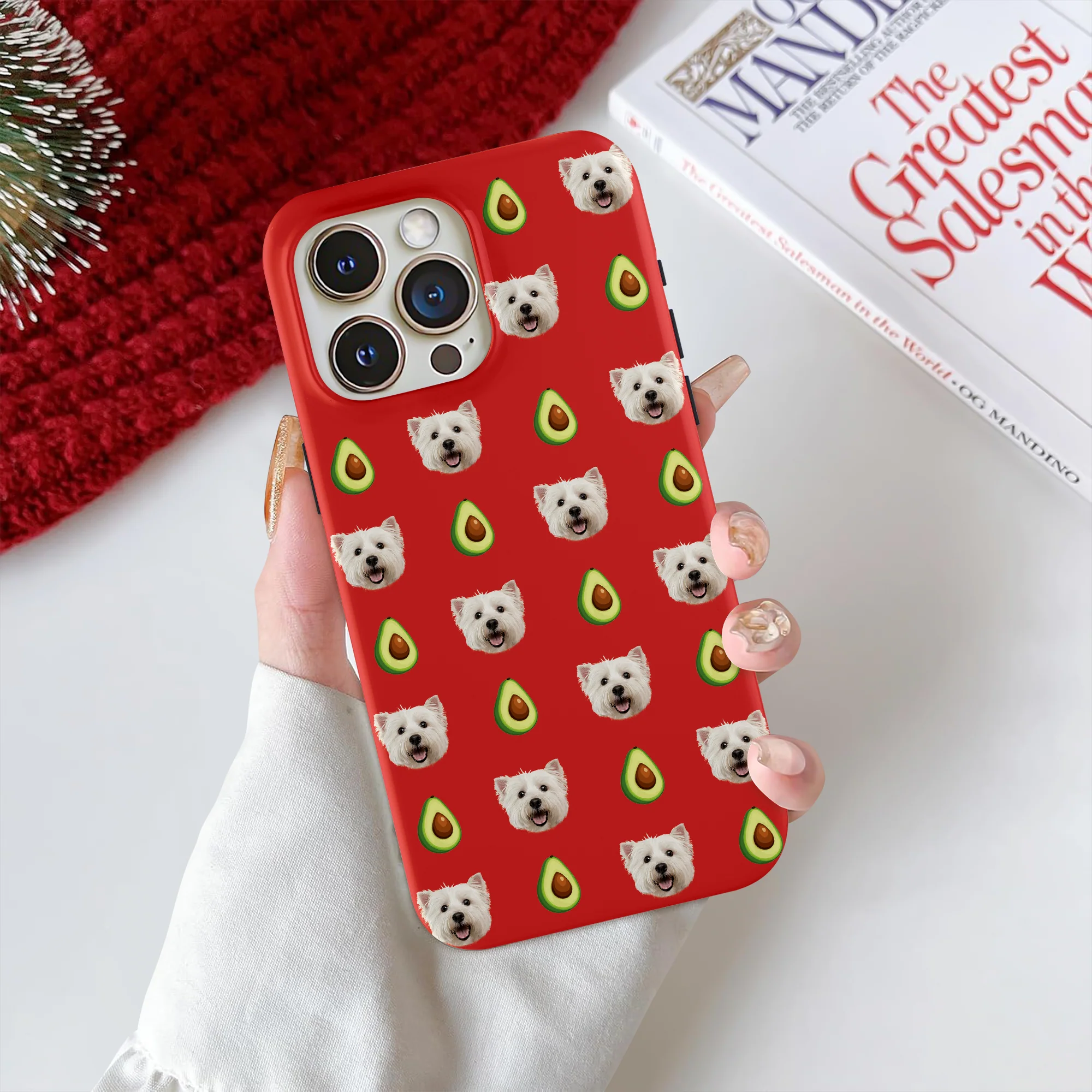 Custom Pet Face Photo With Icon Phone Case Gift For Dog And Cat Lover LM32 895331 - Image 4