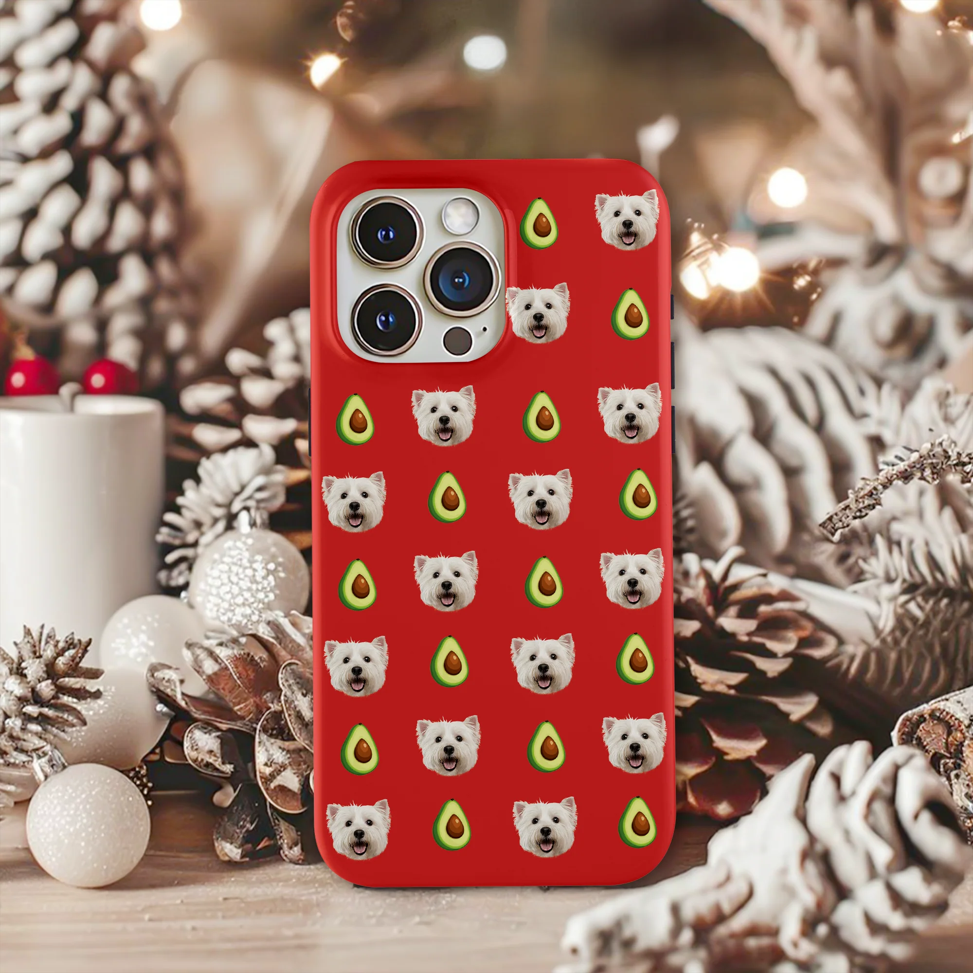Custom Pet Face Photo With Icon Phone Case Gift For Dog And Cat Lover LM32 895331 - Image 5