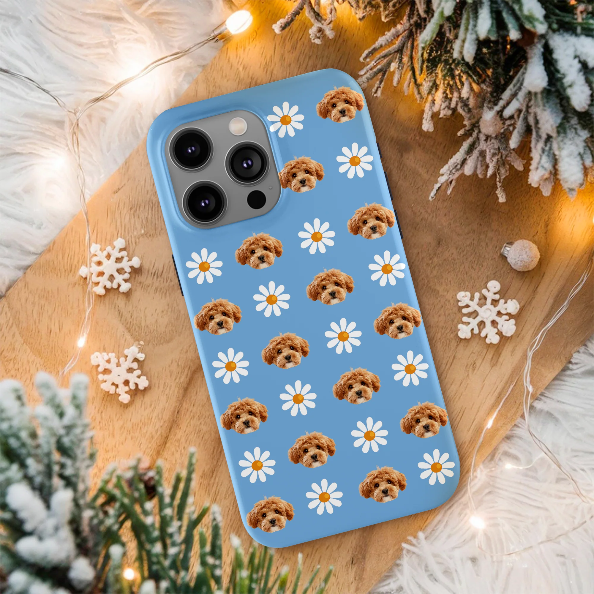 Custom Pet Face Photo With Icon Phone Case Gift For Dog And Cat Lover LM32 895331 - Image 6