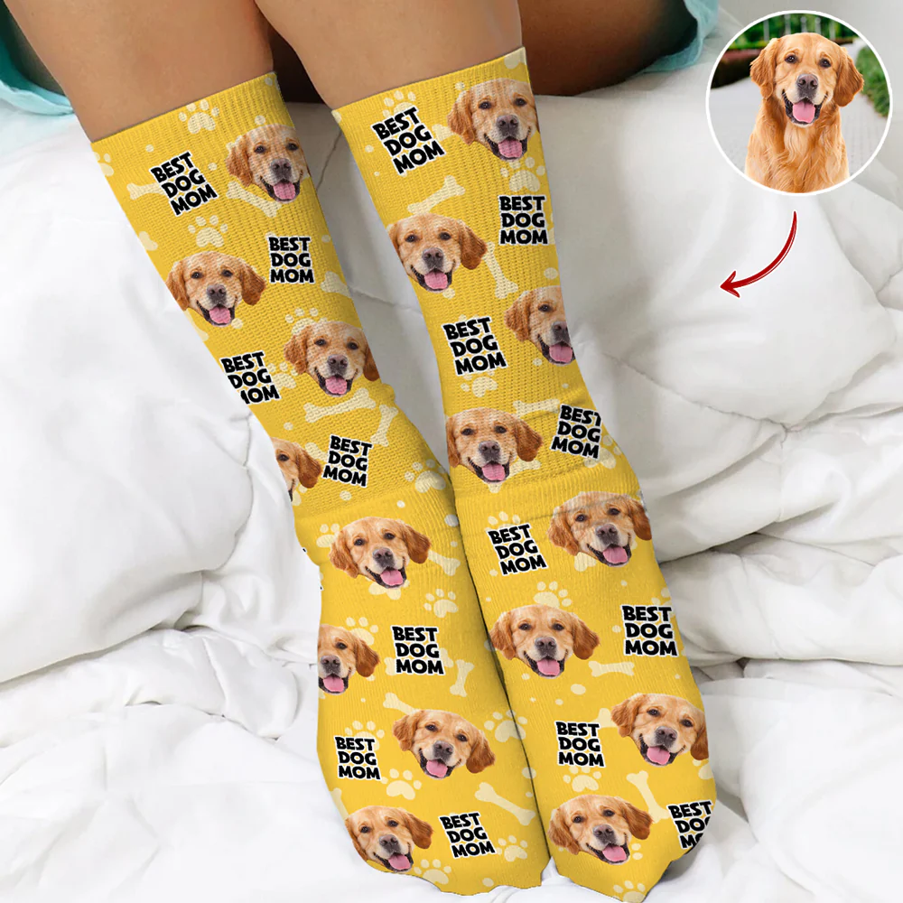 Custom Photo Best Parents Ever - Personalized Socks For Dog Lovers TH10 894431 - Image 4