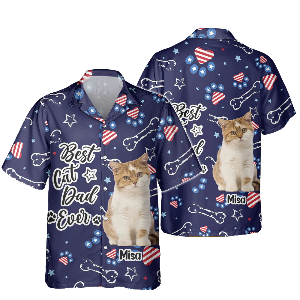 Custom Photo Greatest Dog Dad - Personalized Hawaiian Shirt CH07 895742 - Image 6