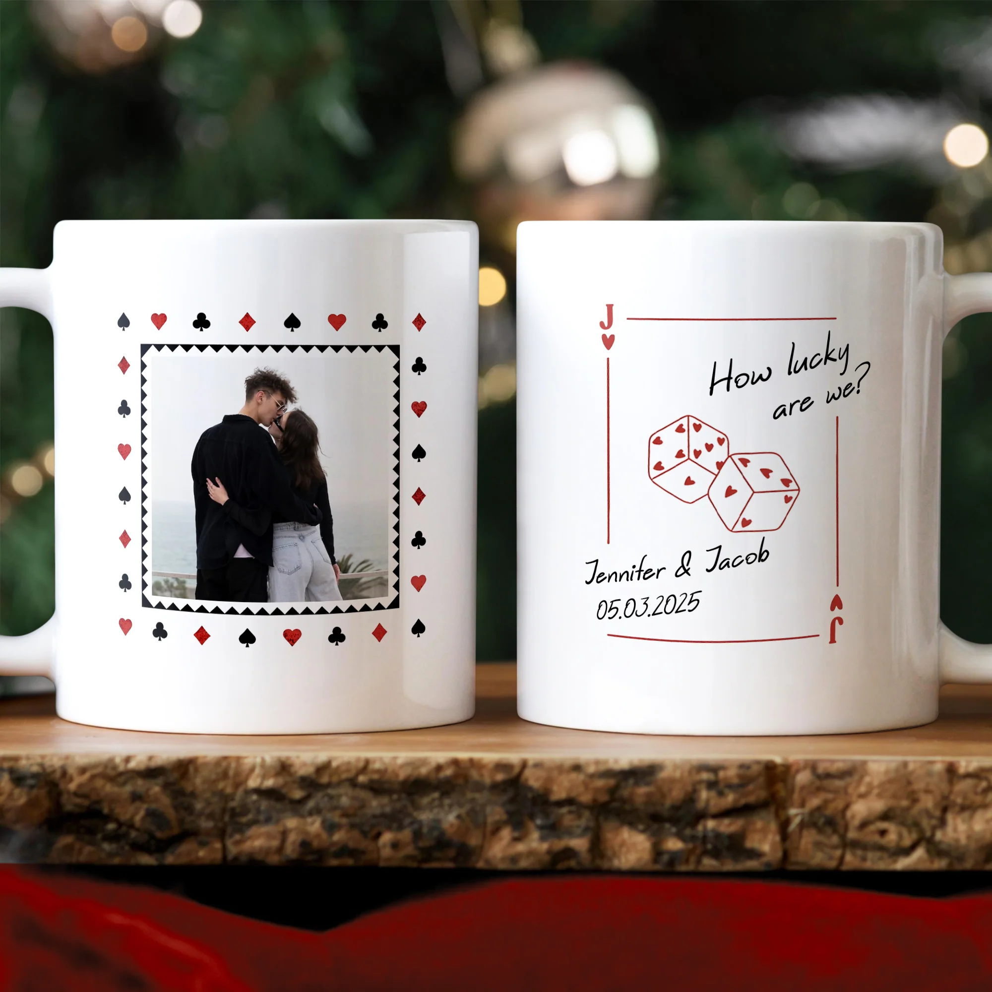 Custom Photo How Lucky Are We Mug Anniversary Gift For Couple CH07 910370 - Image 5