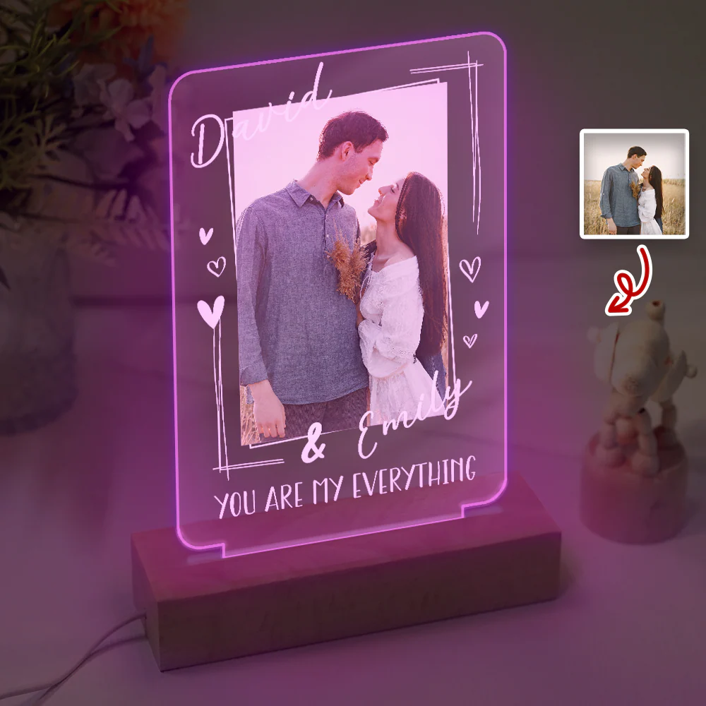 Custom Photo LED Night Light Valentine's Day Gift For Couple HO82 901040 - Image 3
