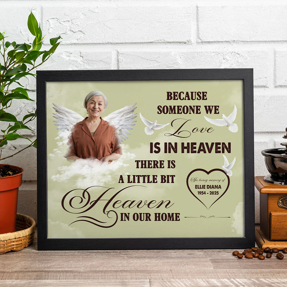 Custom Photo Love Is In Heaven Picture Frame LM32 893211 - Image 5