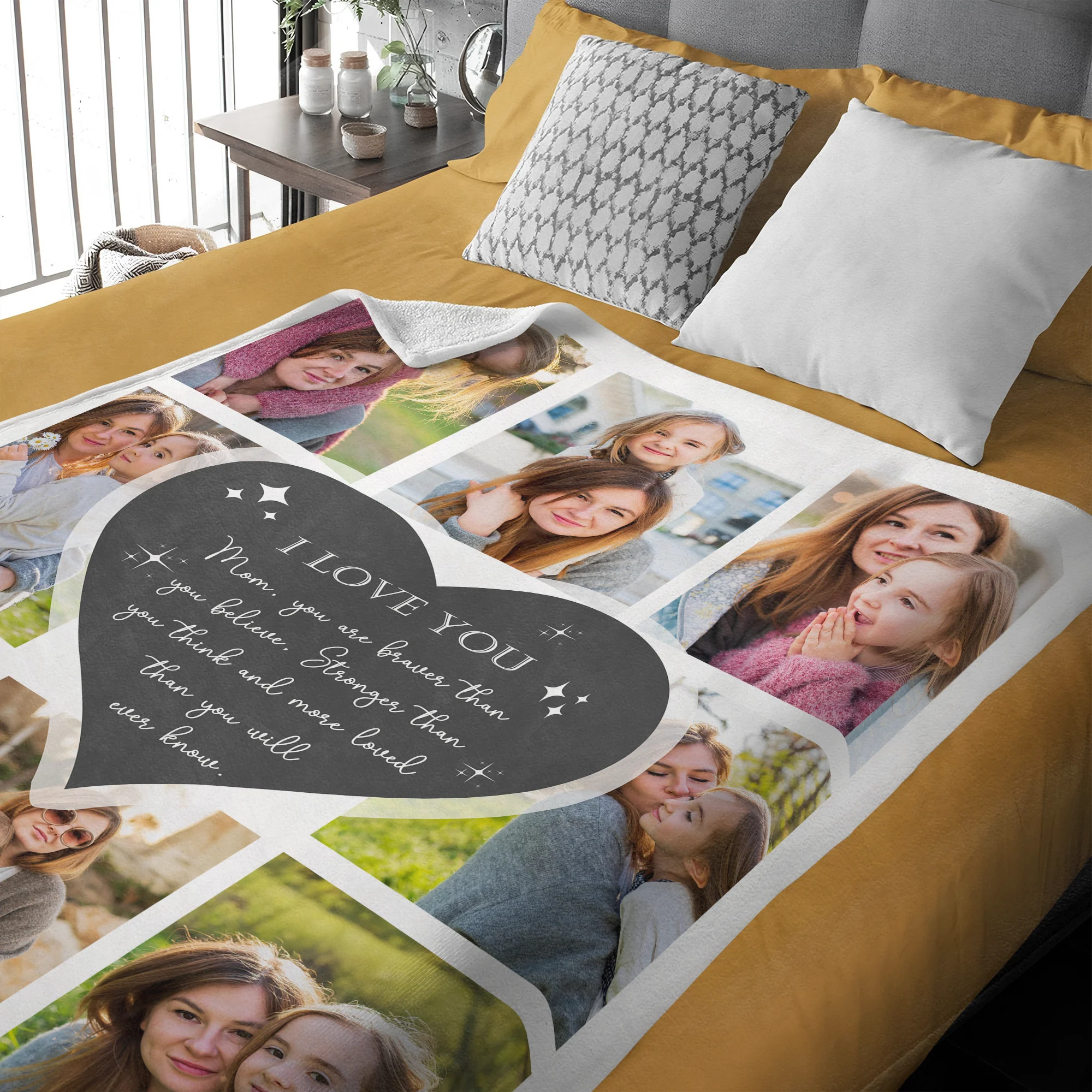 Custom Photo To The World You Are A Mum But To Me You Are The World Blanket Gift For Mother's Day TH10 892571 - Image 6