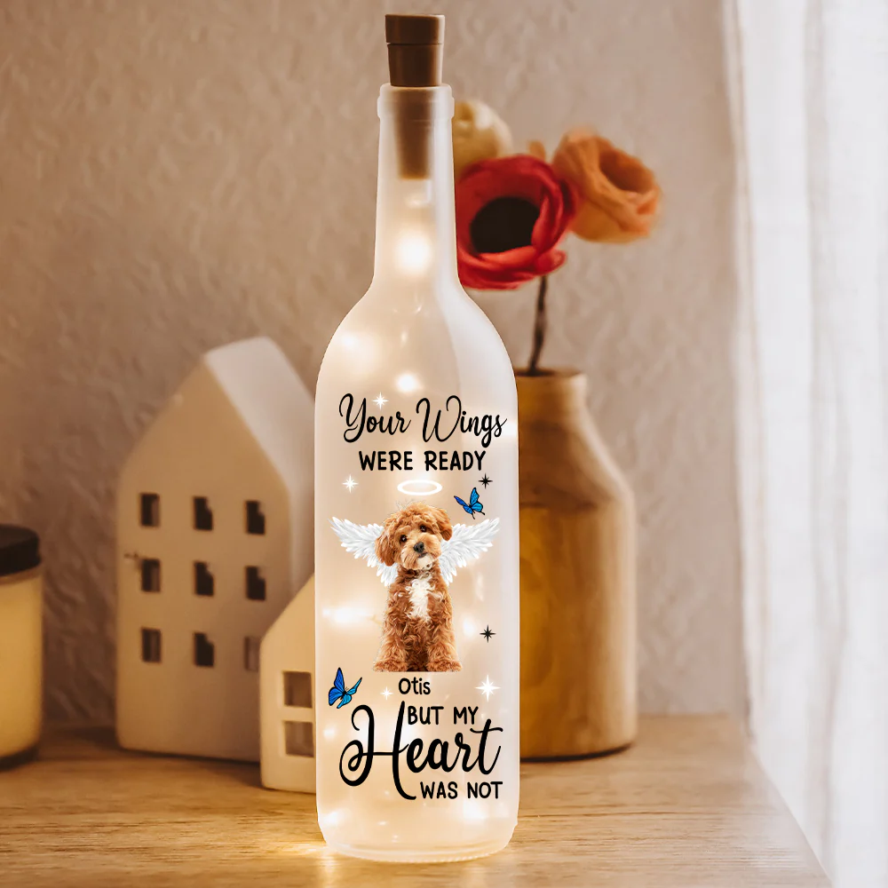 Custom Photo You Were My Favorite Hello and My Hardest Goodbye Bottle Lamp CH07 895720 - Image 4