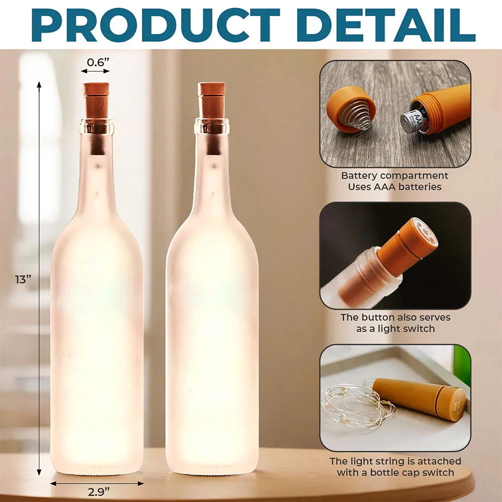 Custom Photo You Were My Favorite Hello and My Hardest Goodbye Bottle Lamp CH07 895720 - Image 7