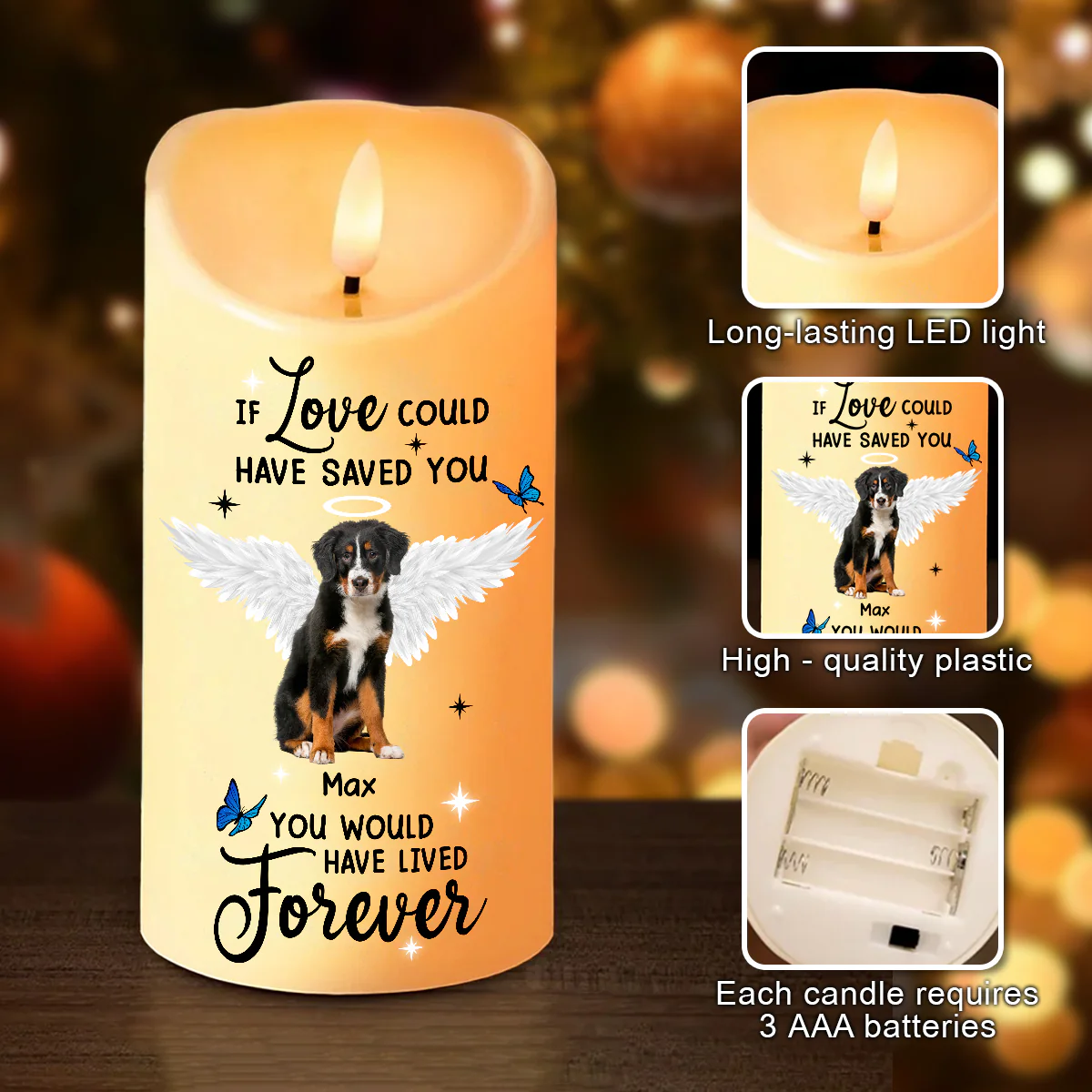 Custom Photo You Were My Favorite Hello and My Hardest Goodbye Led Candle CH07 895718 - Image 7