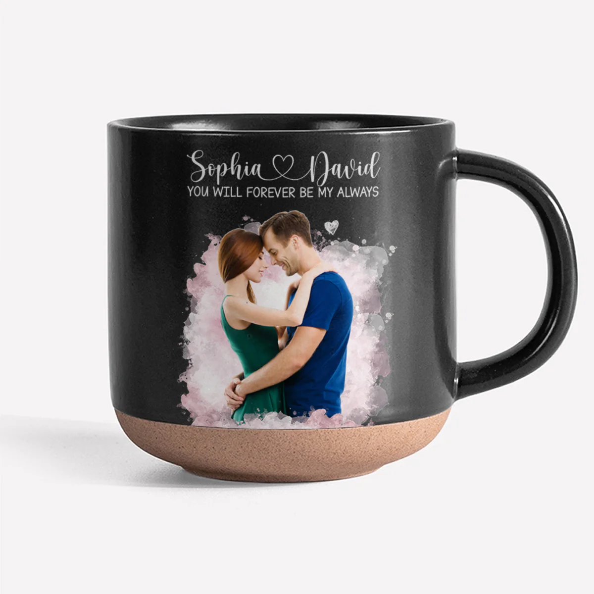 Custom Photo You Will Forever Be My Always Pottery Mug Gift For Couple HO82 901018 - Image 6