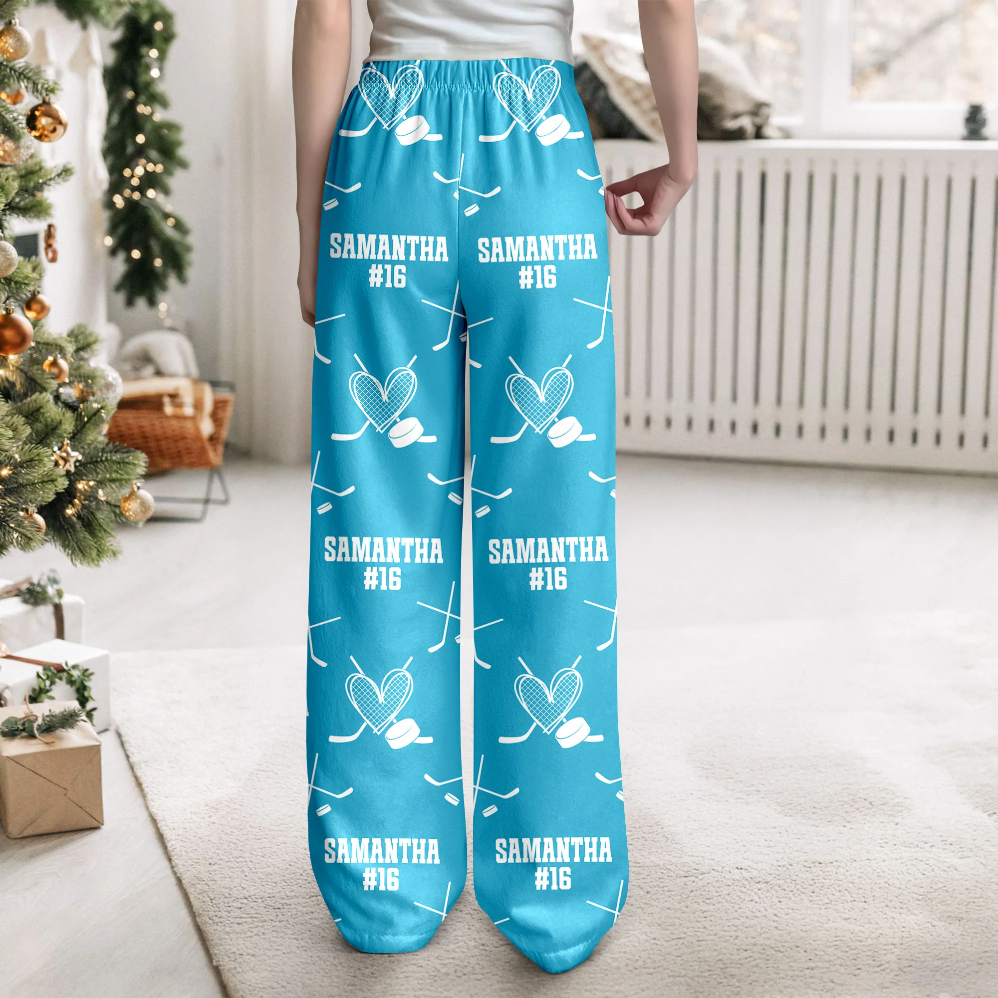 Personalized Christmas Hockey Pajamas Gift For Hockey Lovers HO82 900090 - Image 3