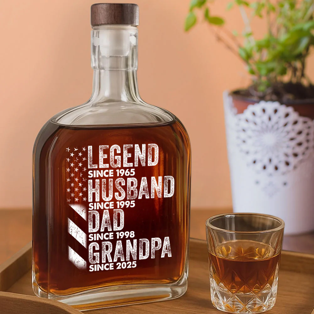 Personalized Legend Husband Dad Grandpa Whiskey Bottle CH07 895966 - Image 6