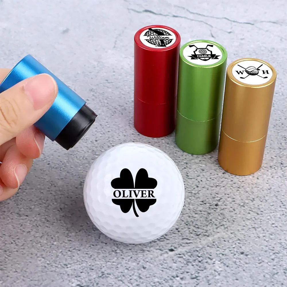 Personalized Name Golf Ball Stamp Box Gift For Golf Lover CH07 910072 - Image 3