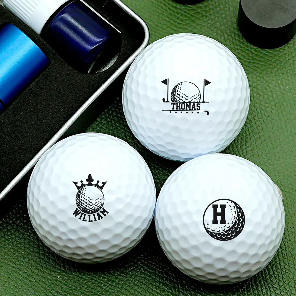 Personalized Name Golf Ball Stamp Box Gift Gift For Golf Players, Golf Lover CH07 910206 - Image 3