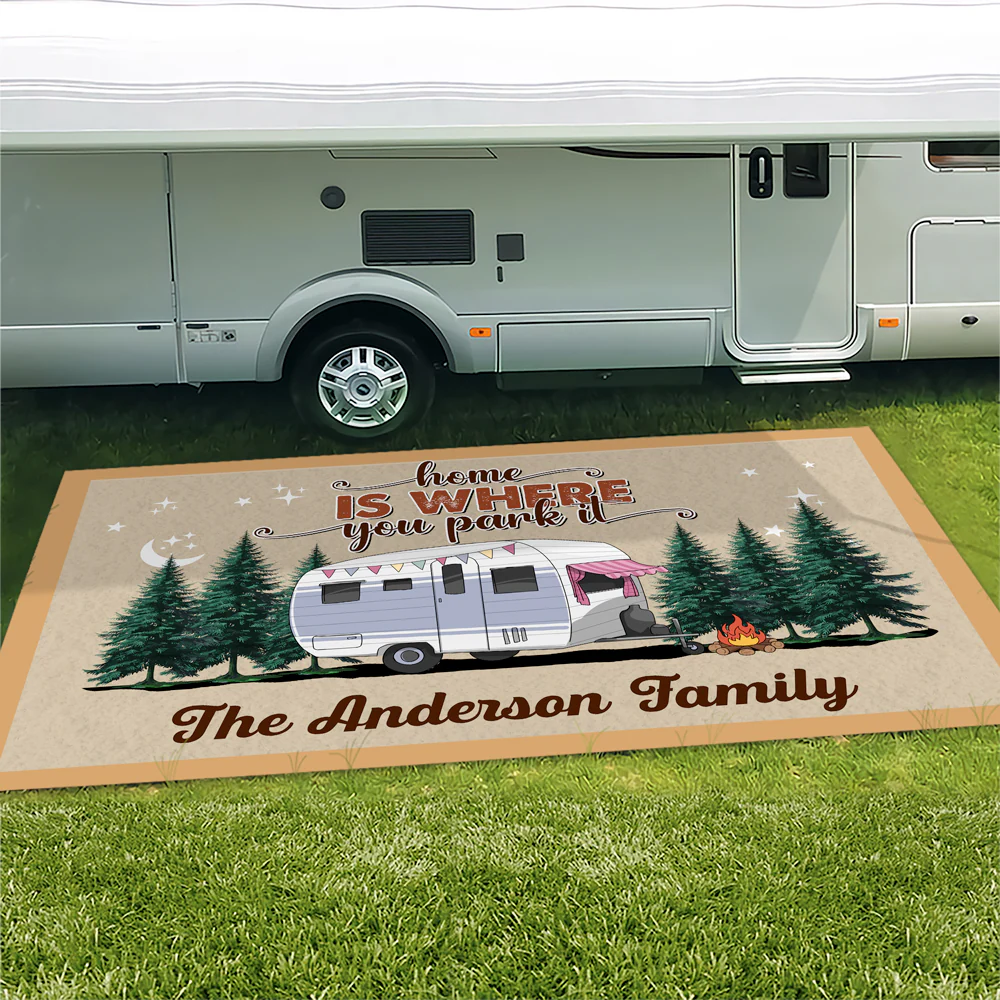 The Best Memories Are Made Camping Personalized Camping Patio Rug, Patio Mat CH07 896192 - Image 4