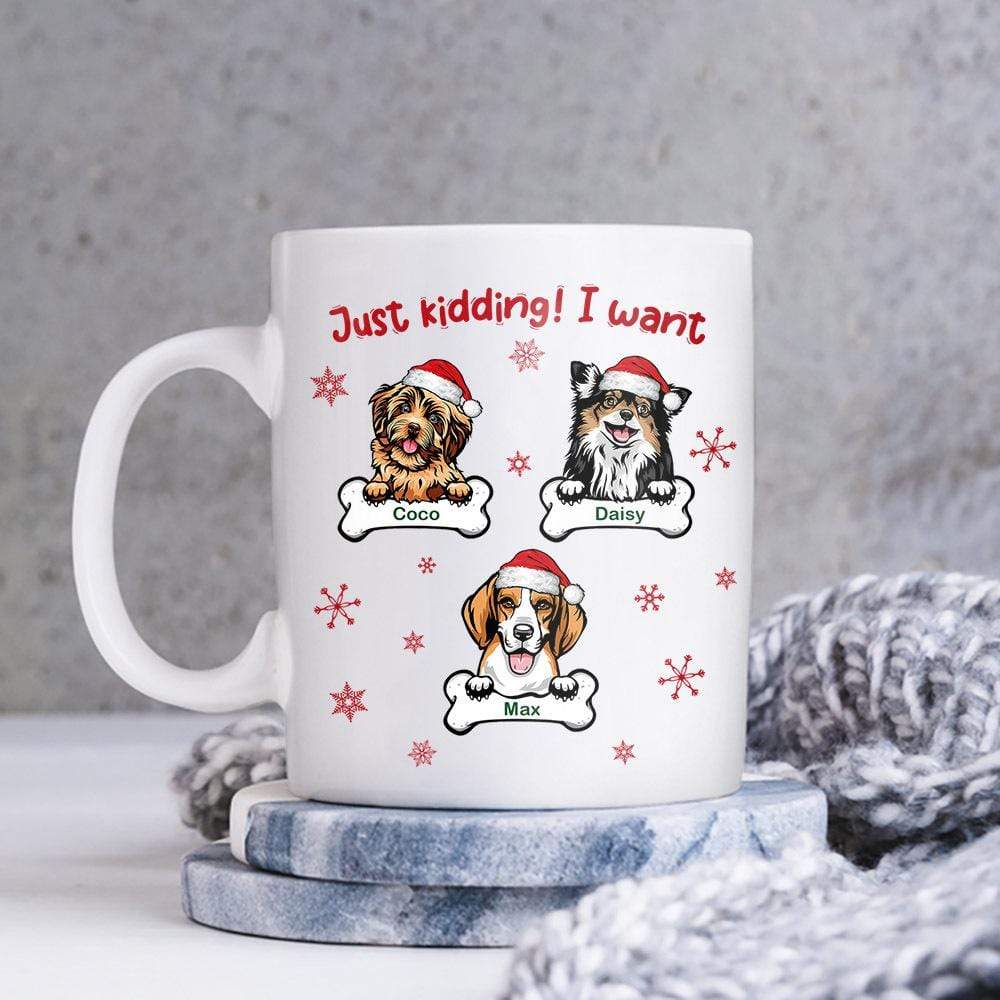 All I Want For Christmas Dog Coffee Mug, HN590 - Image 3