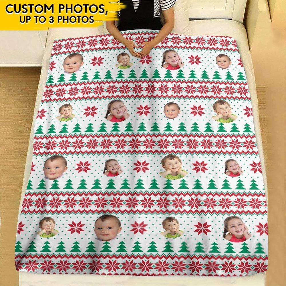 Christmas Dog Ugly Sweater Pattern Blanket 891603 - Image 2