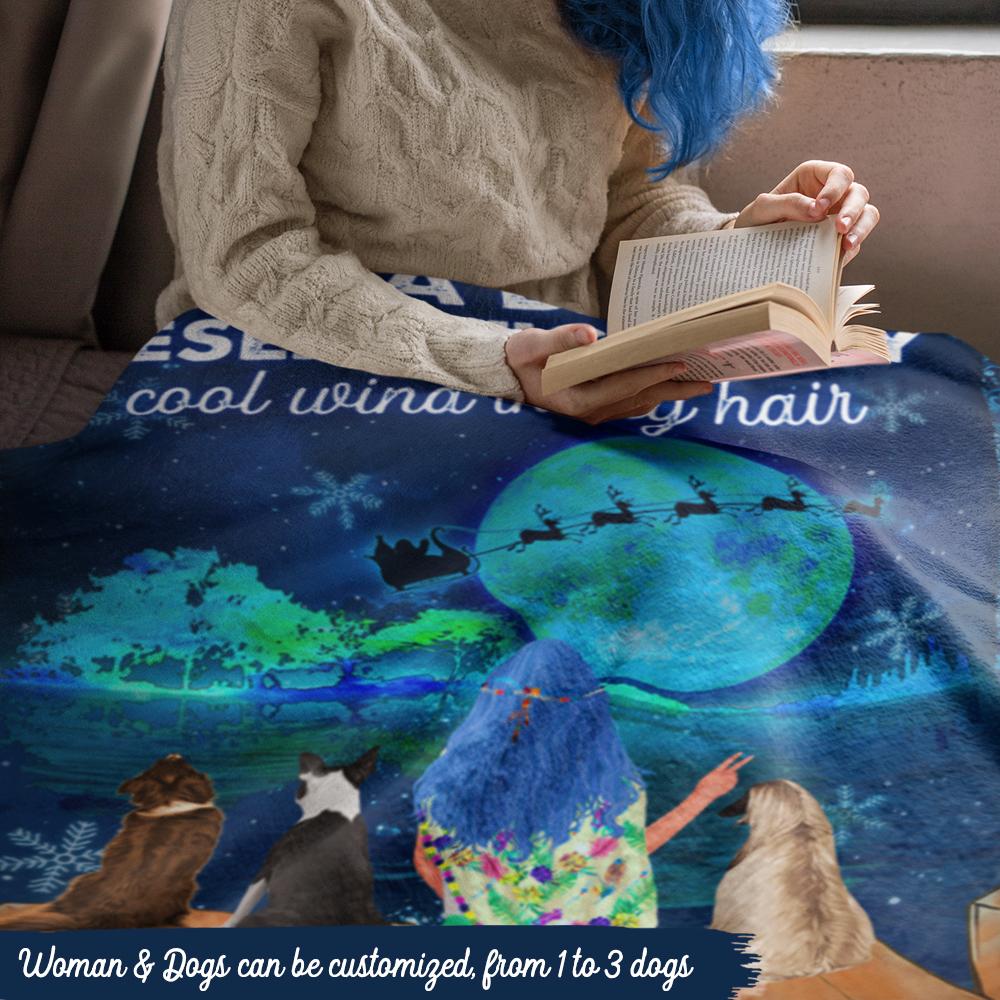 Dark Desert Highway Cool Wind In My Hair Dog Hippie Blanket 891615 - Image 3