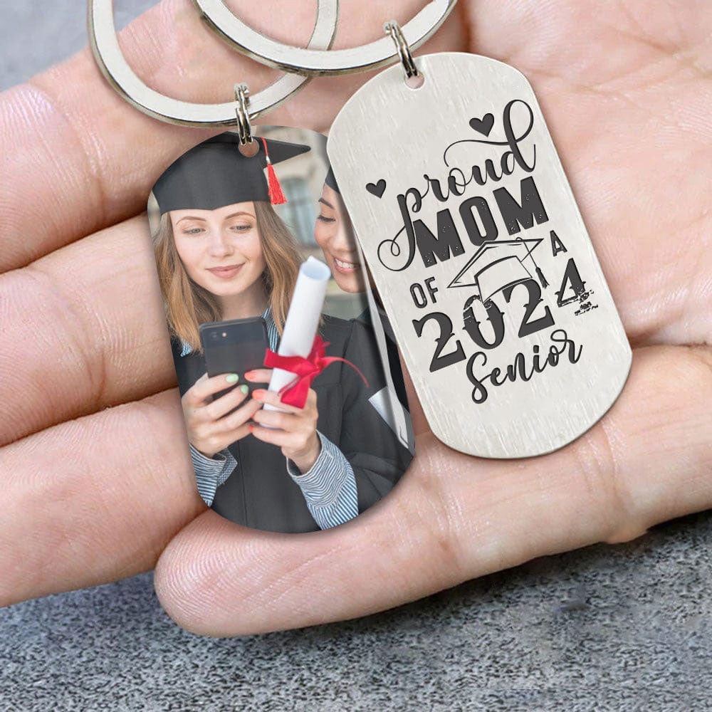 Proud Mom Of A 2025 Senior Graduation Metal Keychain 890673 - Image 10