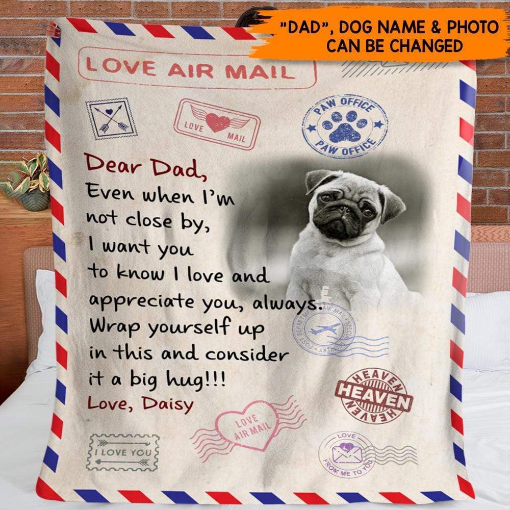 Wrap Yourself Up In This & Consider It A Big Hug Dog Blanket HN590 - Image 2