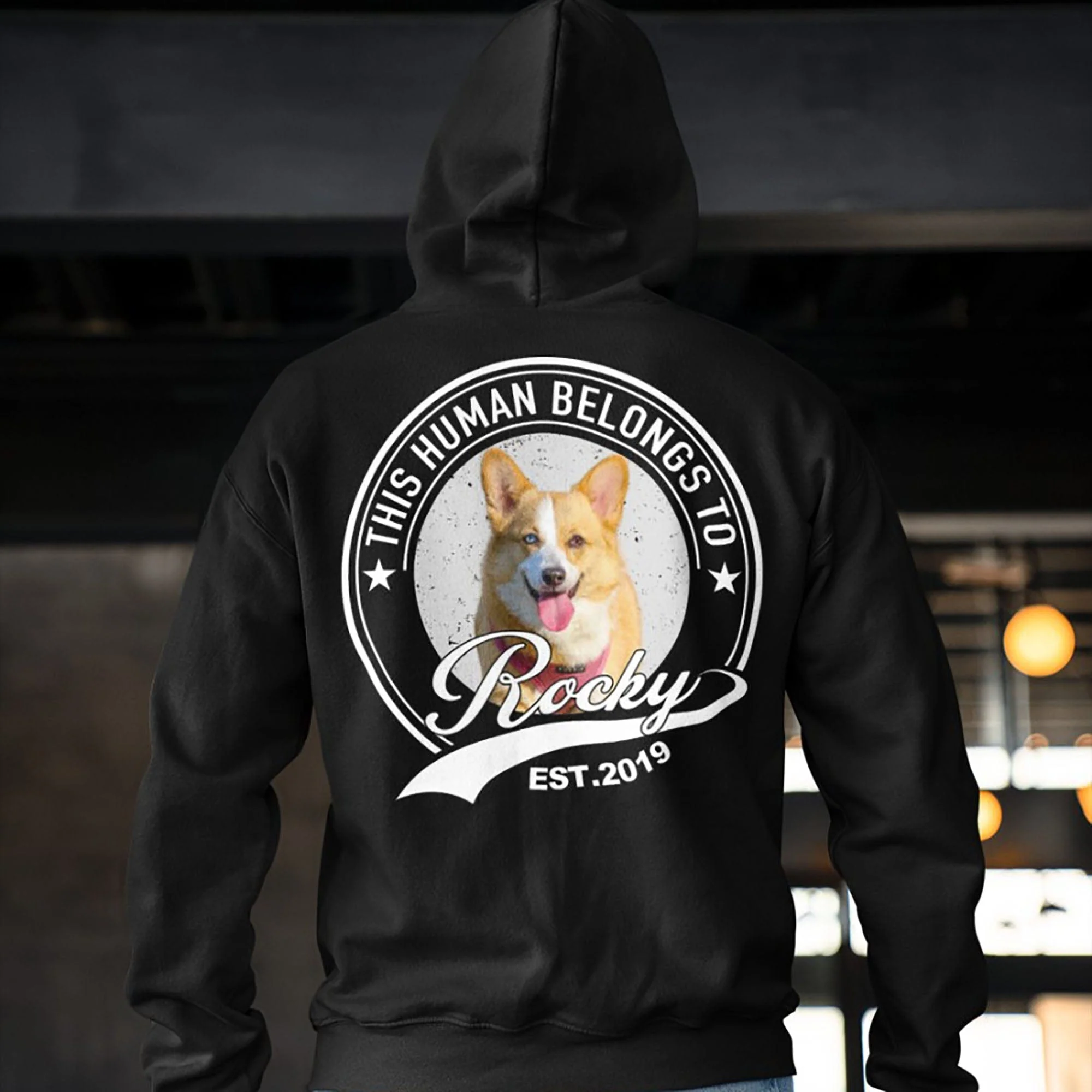 Human Belongs To Dog Cat Personalized Custom Photo Dog Cat Pet Backside Shirt TA29 889497 - Image 5