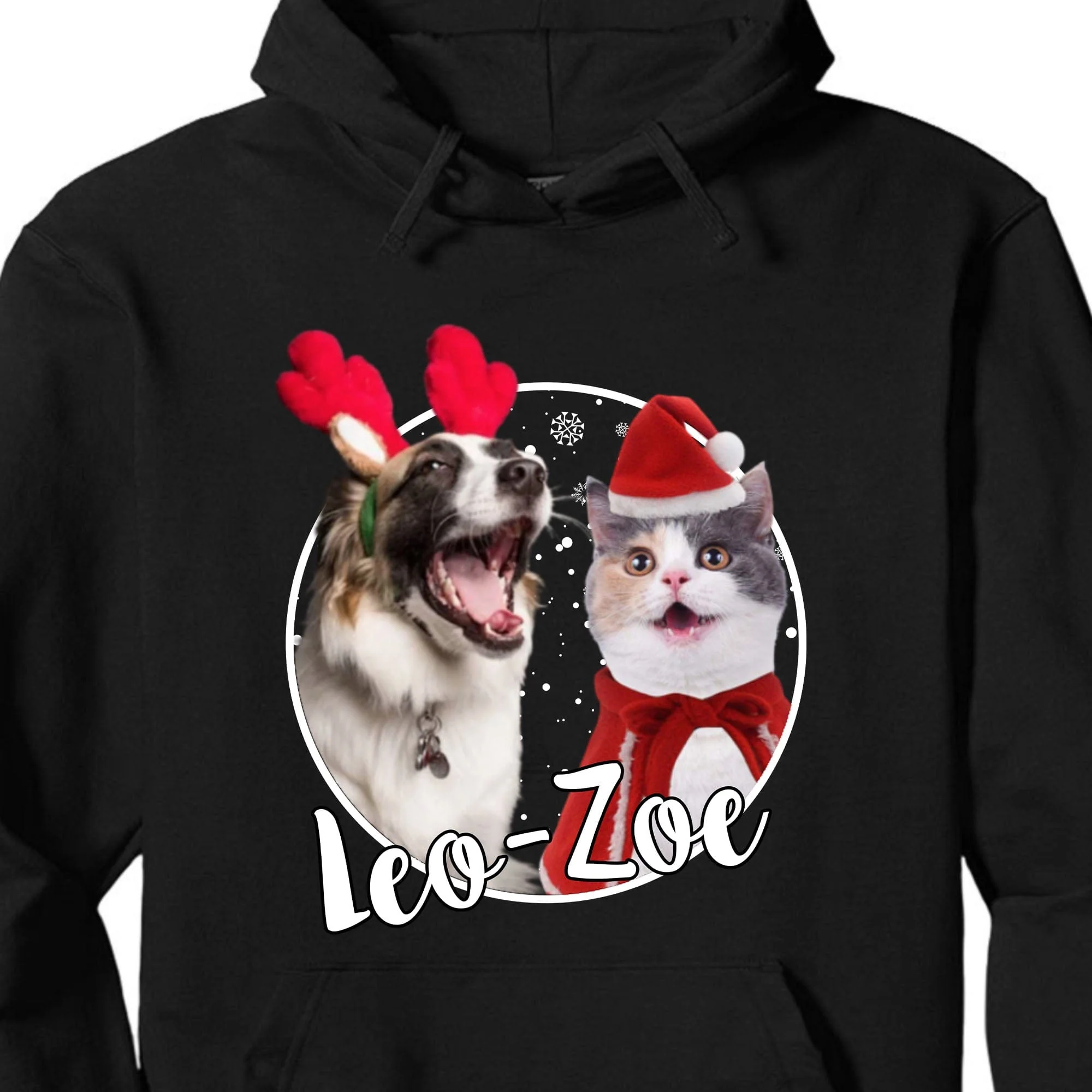 Human Dog Christmas Personalized Custom Photo Dog Sweatshirt, Dog Lover Sweater Christmas C472 891657 - Image 3