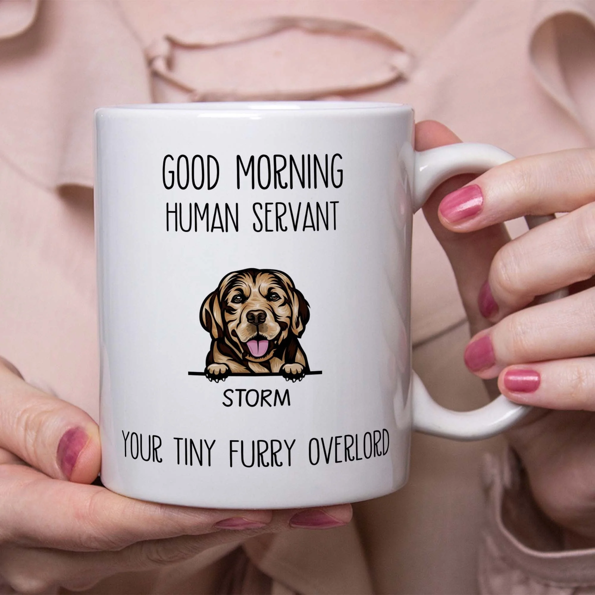 Human Servant Personalized Custom Dog Mug C334 889225 - Image 3