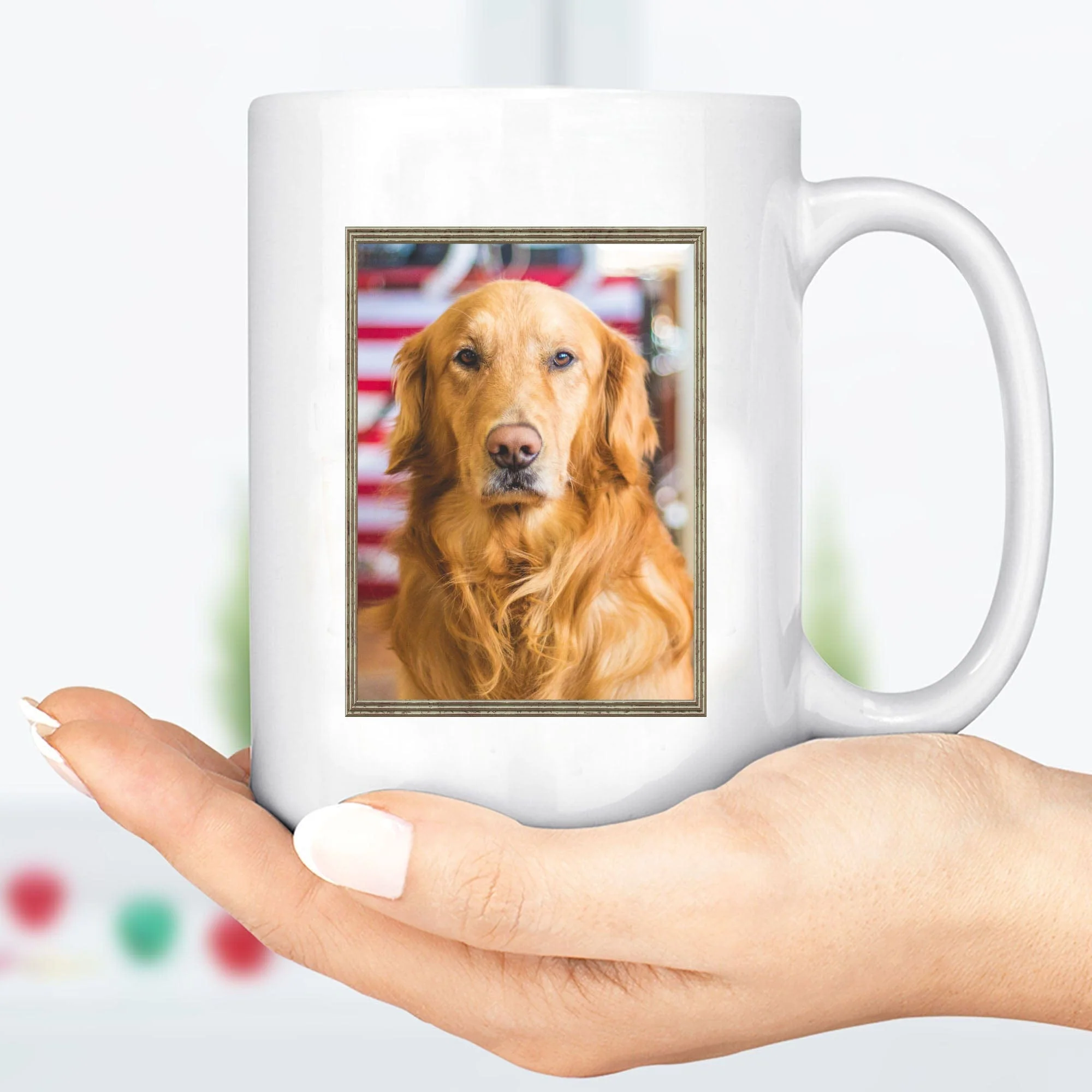 I Loved You Your Whole Life, I'll Miss You The Rest of Mine Personalized Custom Photo Dog Mug H354 - Image 3