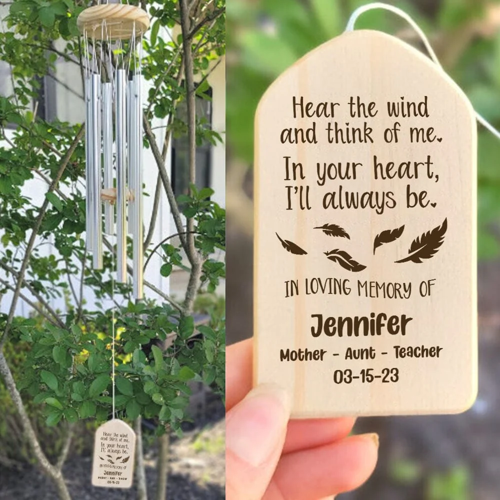 In Loving Memory Wind Chimes Personalized Gifts TH10 TA29 889885 - Image 2