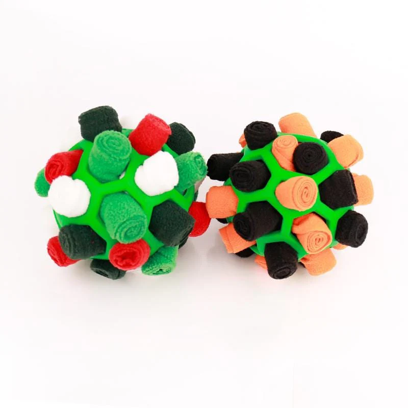 Interactive Dog Puzzle Toys Encourage Natural Foraging Skills Portable Pet Snuffle Ball - Image 13