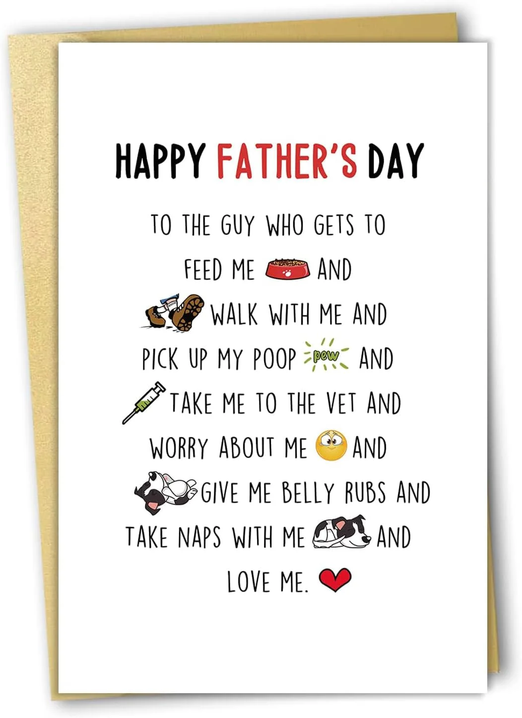 Joke Fathers Day Card for Dad, Birthday Card for Dad, Emergency Extra Funny Joker Greeting Card for the Father'S Day Gifts, Variety Joke Card for Father, Fathers Day Card from Daughter - Image 8