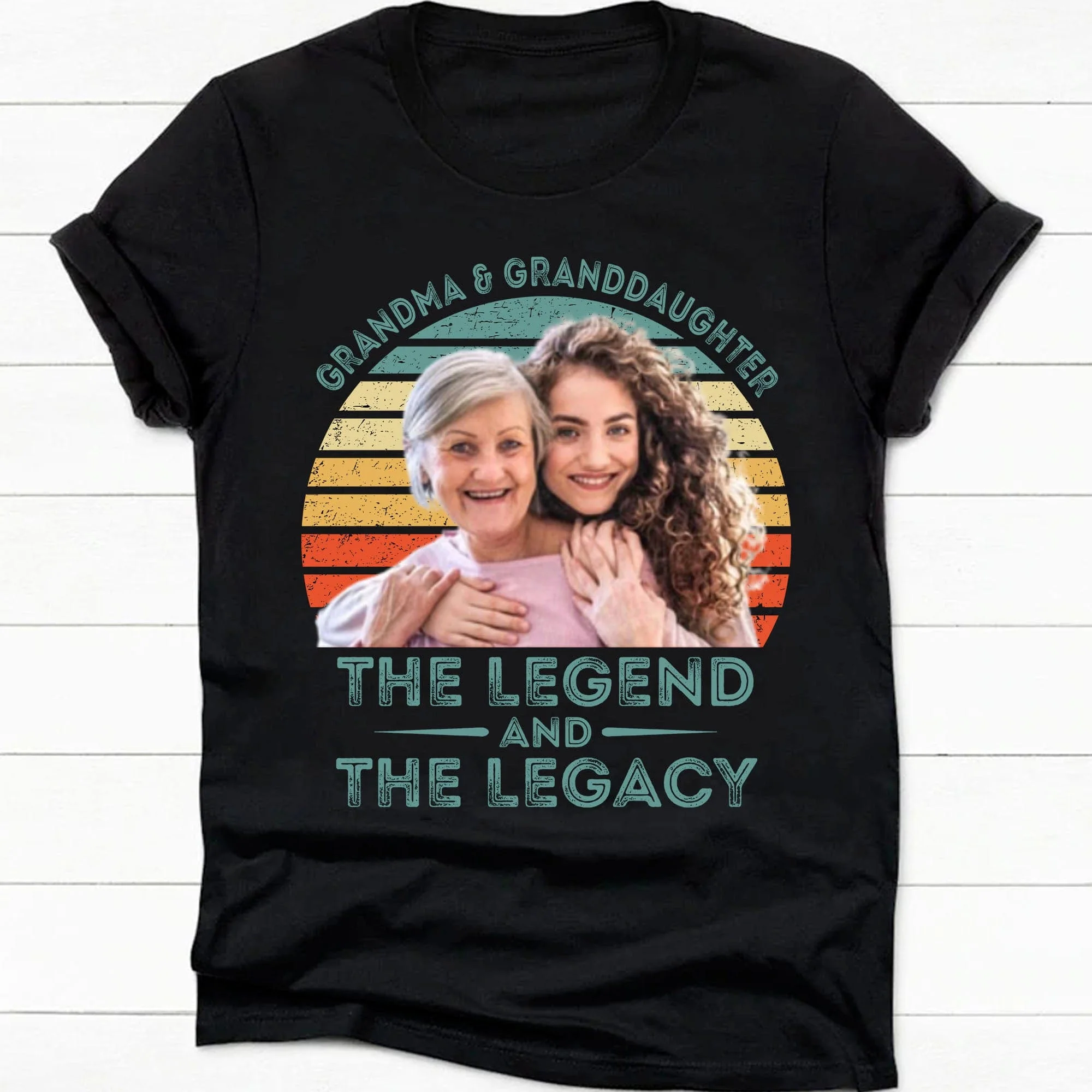 Legend And Legacy Personalized Family Photo Shirt C291 - Image 2
