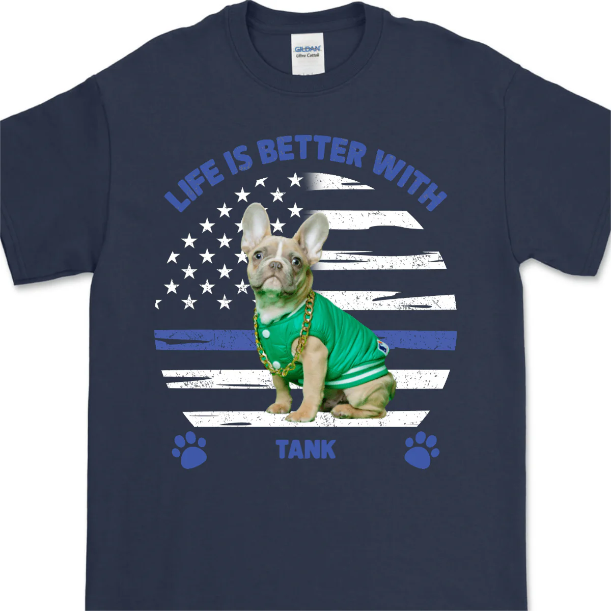 Thin Blue Line, Custom T-Shirt For Polices, Dog Lovers, SG02 - Image 3