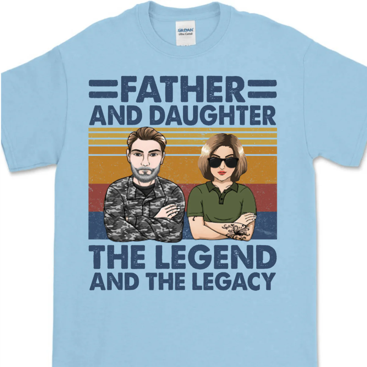 Like Father Like Daughter Oh Crap Father Daddy Daughter Shirt - Image 2
