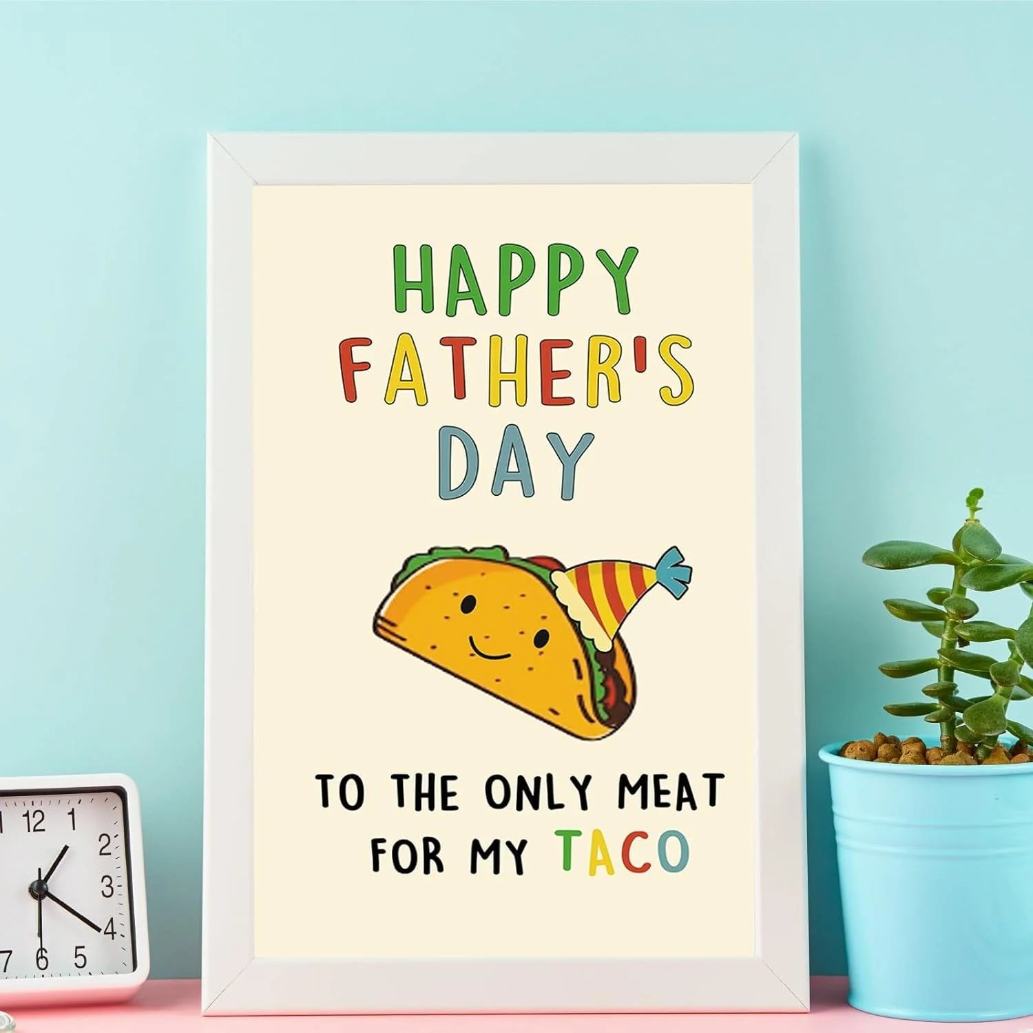 Lovely Taco Father'S Day Card for Dad, Funny Fathers Day Gift for Husband from Wife, Romantic Father'S Day Card, Happy Father'S Day to the Only Meat for My Taco - Image 6