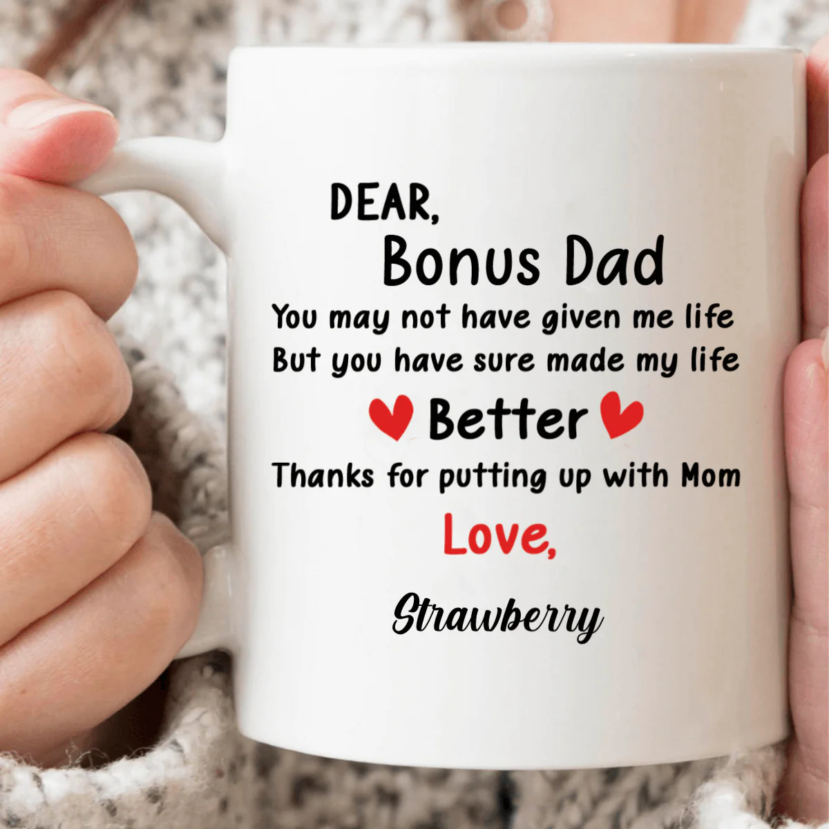 Thanks For Putting Up With My Mom Family Coffee Mug
