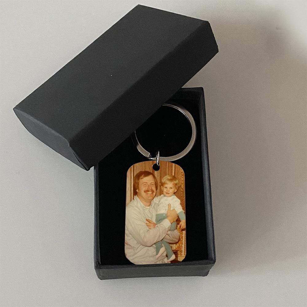 I Couldn't Have Caught A Better Dad Family Keychain - Image 5