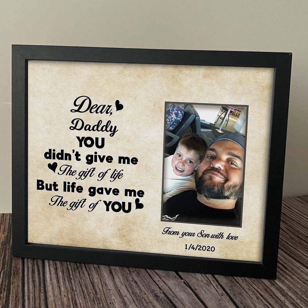 Life Gave Me The Gift Of You Family Picture Frame - Image 3