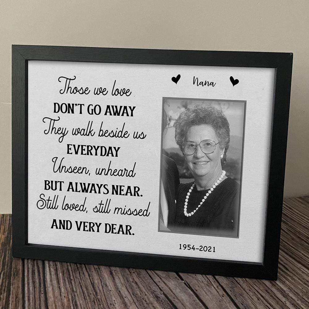 Those We Love Don't Do Away Family Picture Frame - Image 2