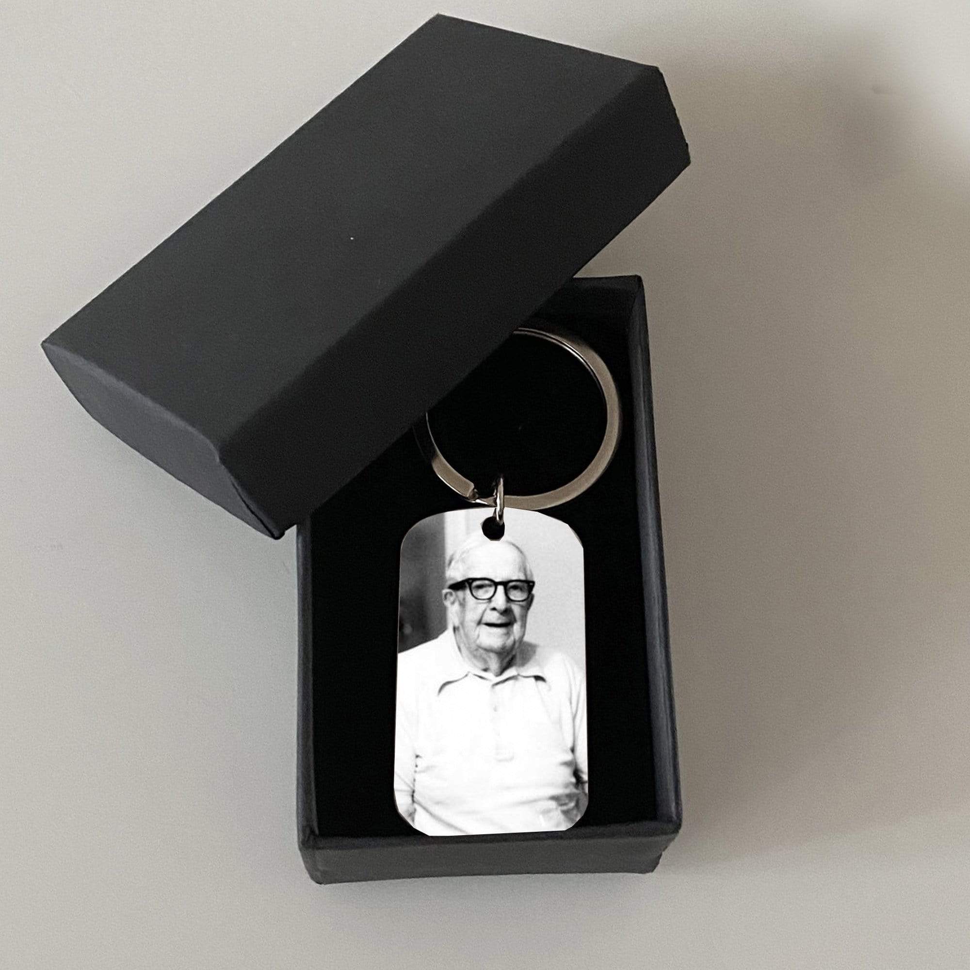 I Have An Angel In Heaven I Call Him Dad Family Keychain - Image 4