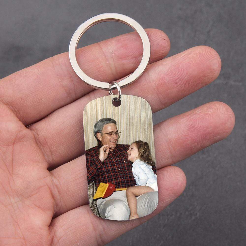 I Have A Hero I Call Him Dad Family Keychain - Image 5