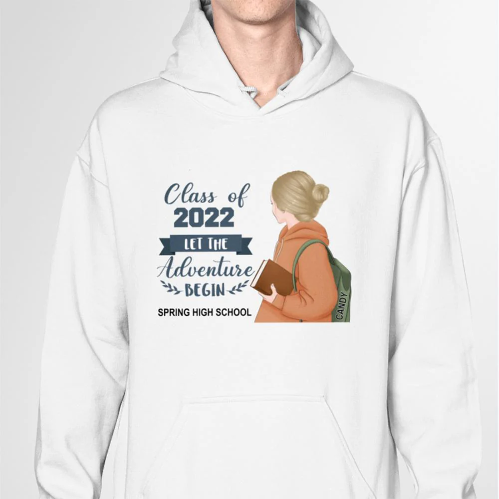 Let The Adventure Begin Senior 2022 Shirt - Image 3