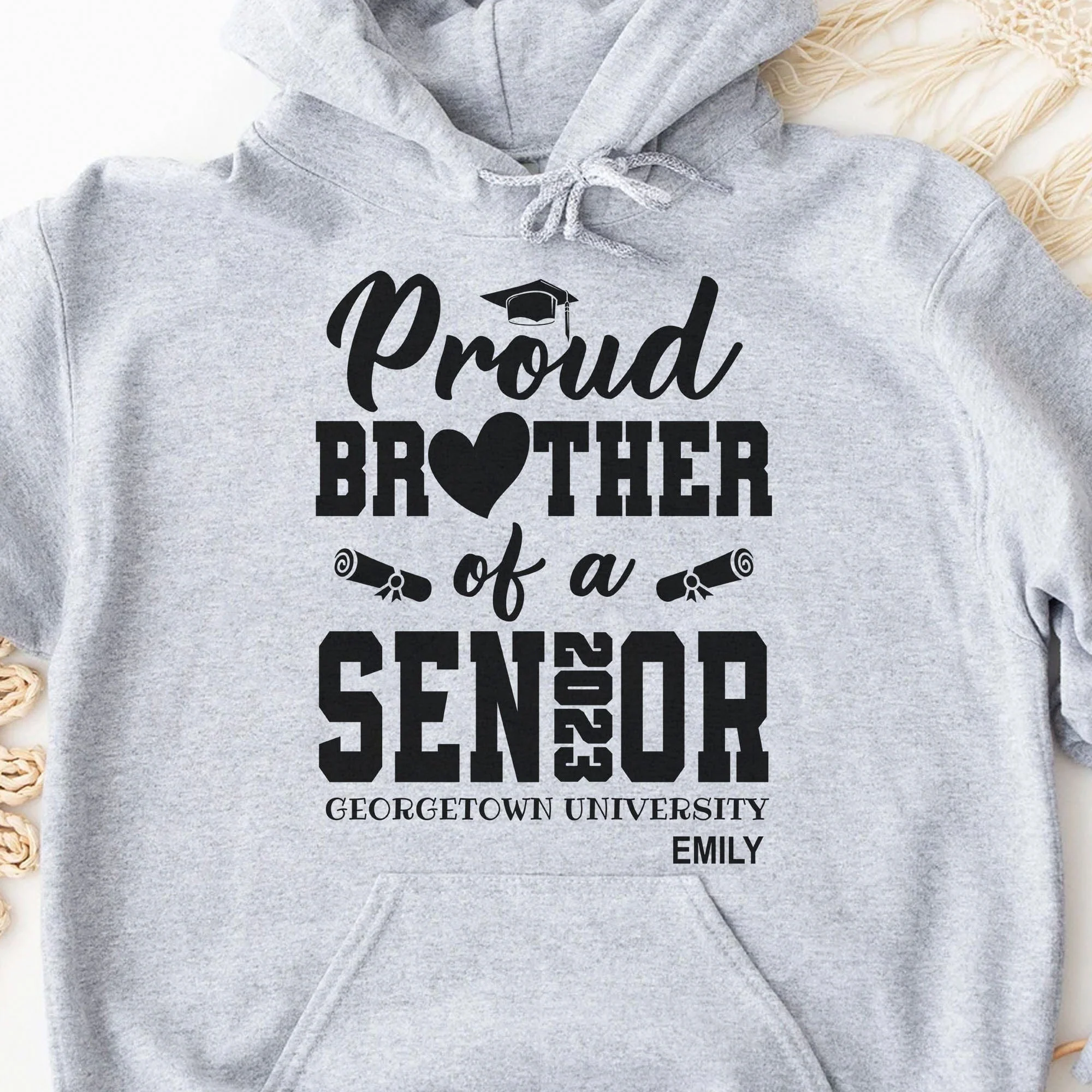 Proud Mom Of 2023 Senior Shirt - Image 3